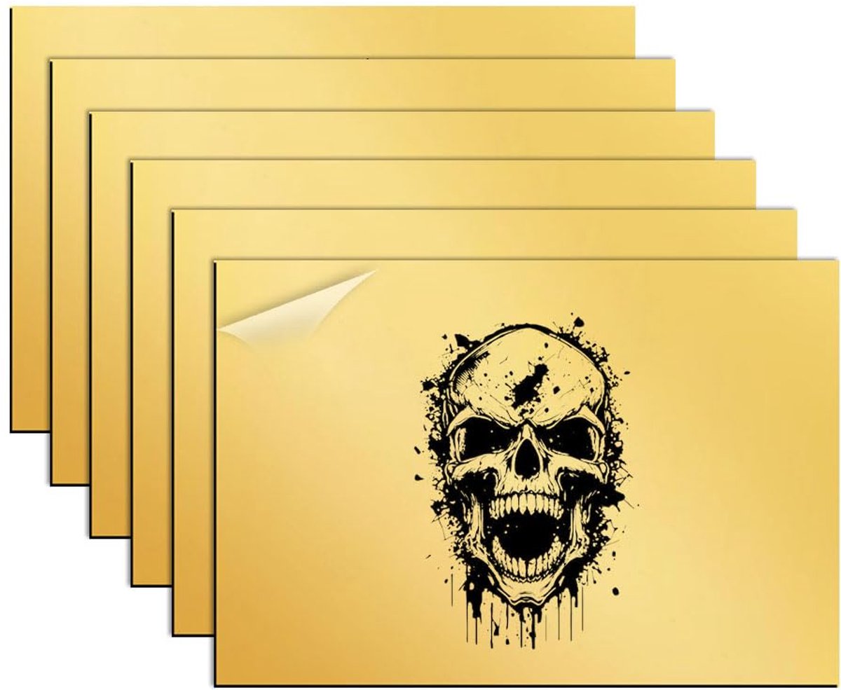 kunststof plaat, 30 x 20 cm, lasergraveerplaat, lasergravure, kunststof plaat, 3 mm graveerplaat, blanco laserplaat voor graveren, schilderijen, doe-het-zelf knutselen, snijden, woondecoratie
