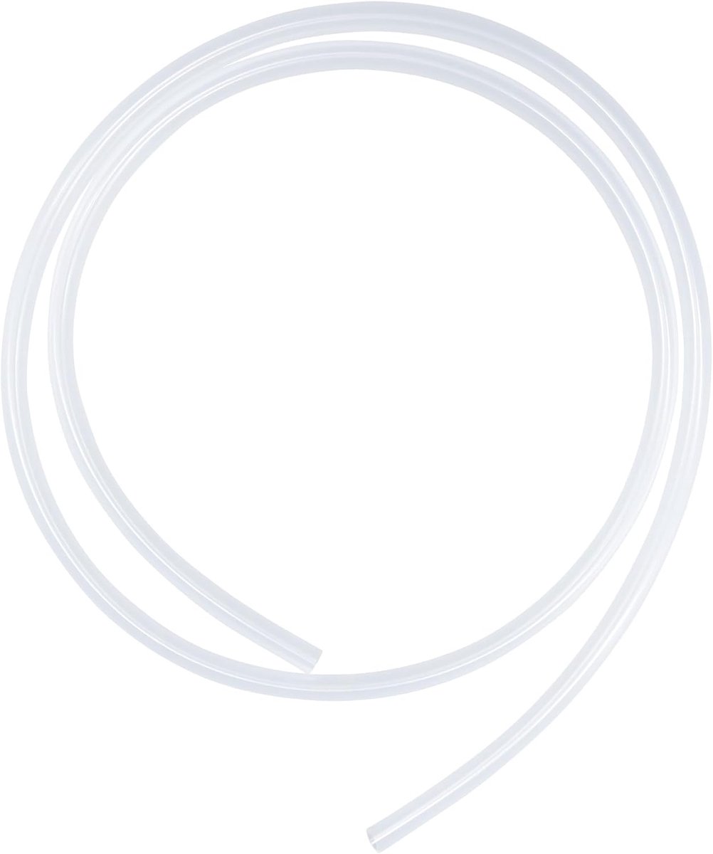 Voedselveilige transparante siliconen buis, afmeting 3 mm x 6 mm, lengte 1,8 m (5,9 ft), dikte 1,5 mm. Flexibele rubberen slang voor lucht/waterleidingen