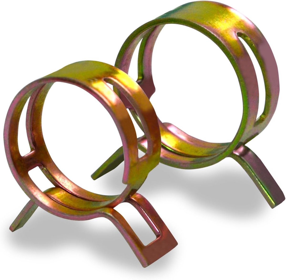 30 stuks veerbandklemmen benzineslang, klemmen, slangen, veerklem, brandstofleiding, slangklemmen 20 mm, slangklem voor waterleiding, luchtslang, siliconen, vacuüm, slangklem