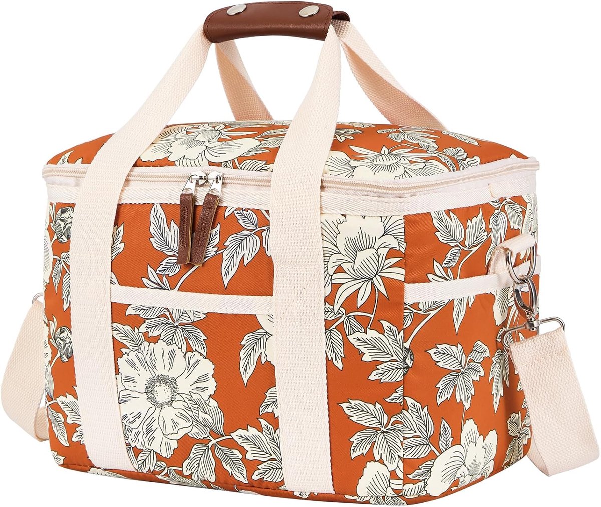 Koeltas voor lunch, 9 l, 15 l, 29 l, met verstelbare schouderriem, voor camping, werk, school, reizen