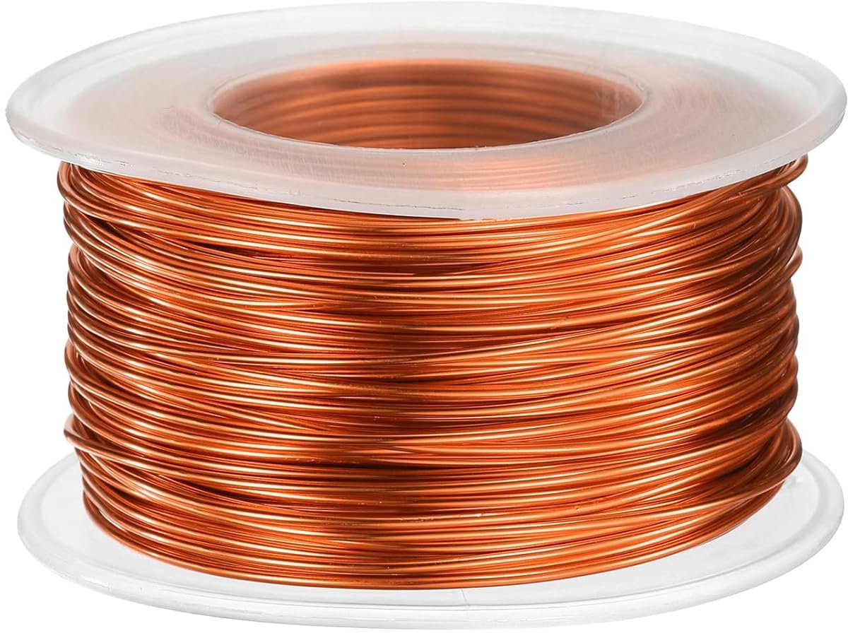 Draad, 1,0 mm, 30 meter, flexibel, geanodiseerd, metalen sieradenmodelleerdraad voor sieraden maken, modelleren, knutselen, doe-het-zelf, oranje