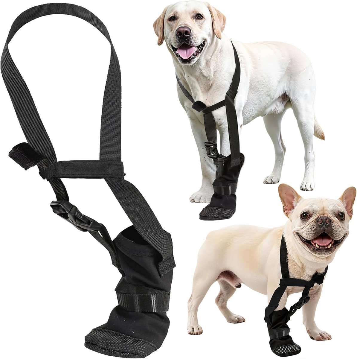 Schoenen, pootbescherming, outdoor, herstelschoenen, hondenschoenen voor herstel, huisdierwonden, voorkomen likken, ademend, zachte hondensokken, antislip, voor herstel van huisdieren
