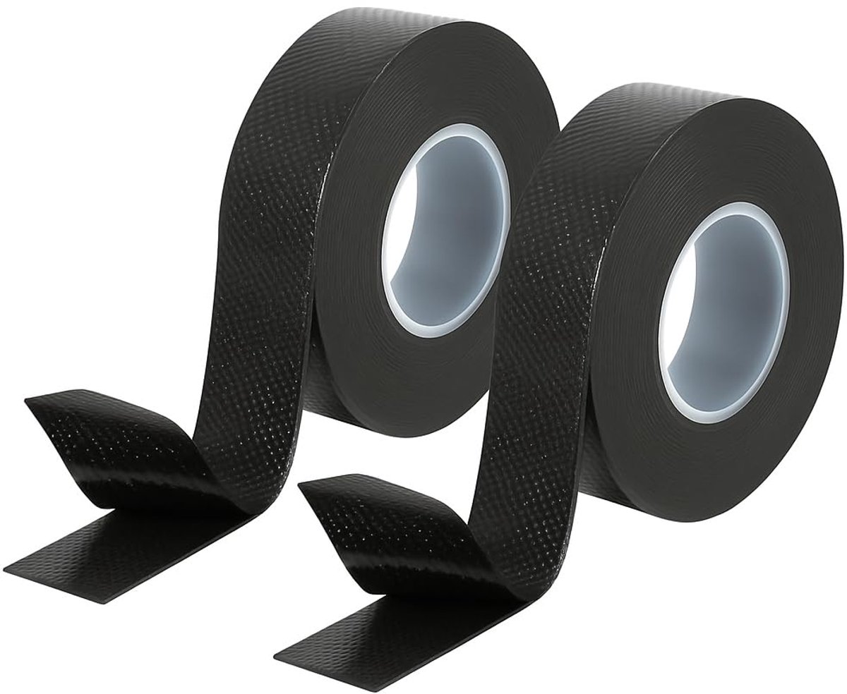 Isolatietape, 4,6 m x 23 mm x 0,8 mm, waterdichte vulkaniseertape, zwart, voor kabelisolatie, zelfhechtende afdichtingstape, krimpband, elektrische isolatieband, reparatie