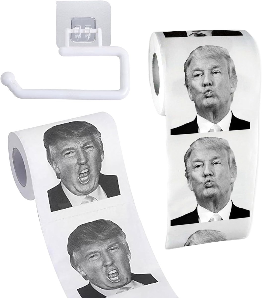Toiletpapier, 2 rollen Grappig wc-papier, bedrukt met grillige designs, grappig cadeau