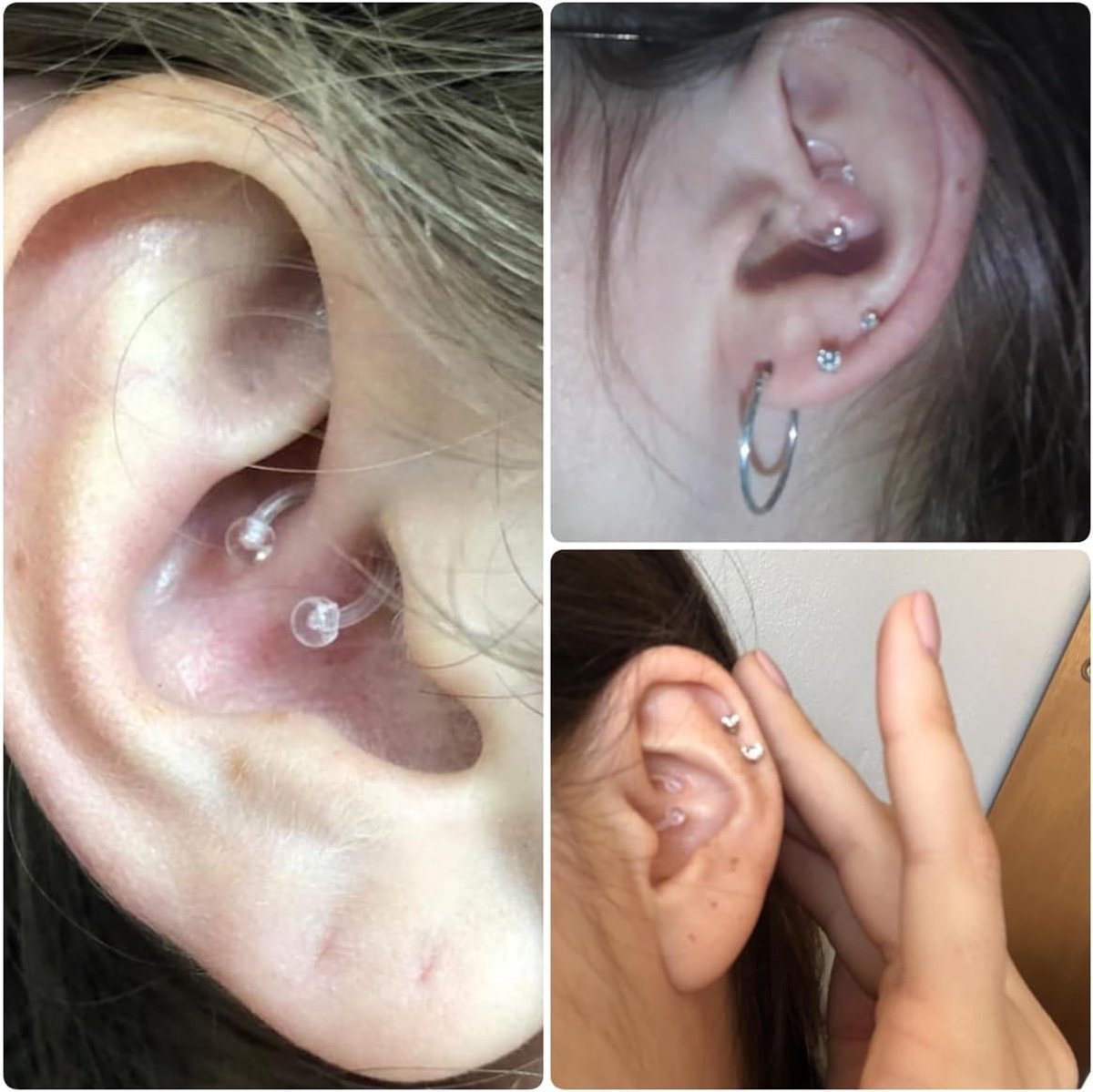 15 stuks kunststof hoefijzer neus lip septum ring 1,2 mm kunststof neusring lip piercing 6-12 mm bioflex