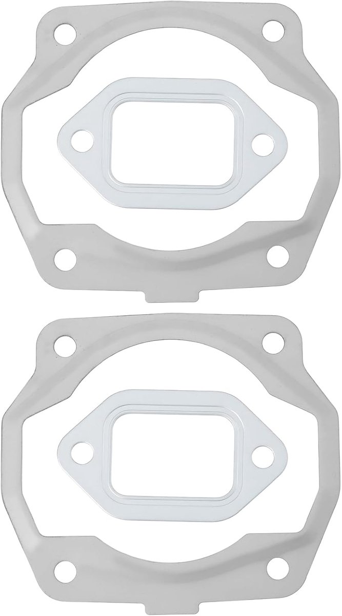 2 sets afsnijzaagcilinder basiskop en uitlaatpakking set 42230292301 compatibel met Stihl TS400, 11251490601