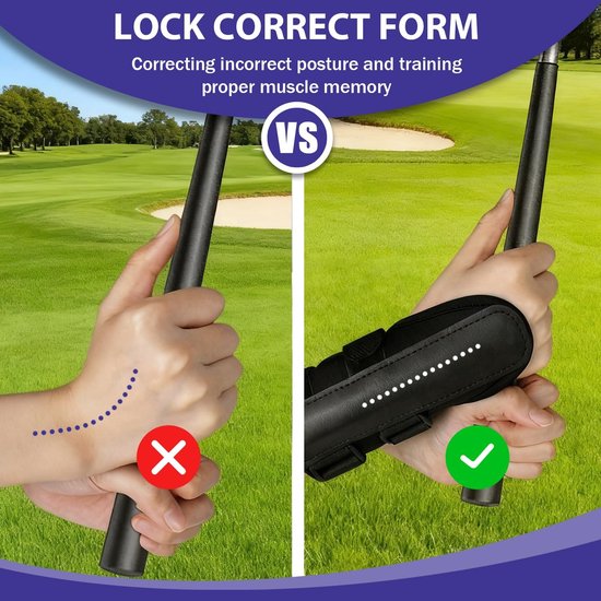 Pols Trainer - Swing Corrector & Actie Fixator voor Beginners (Links/Rechts), Lichtgewicht 45g Neopreen Ondersteuning, Houding Trainhulp — afbeelding 3