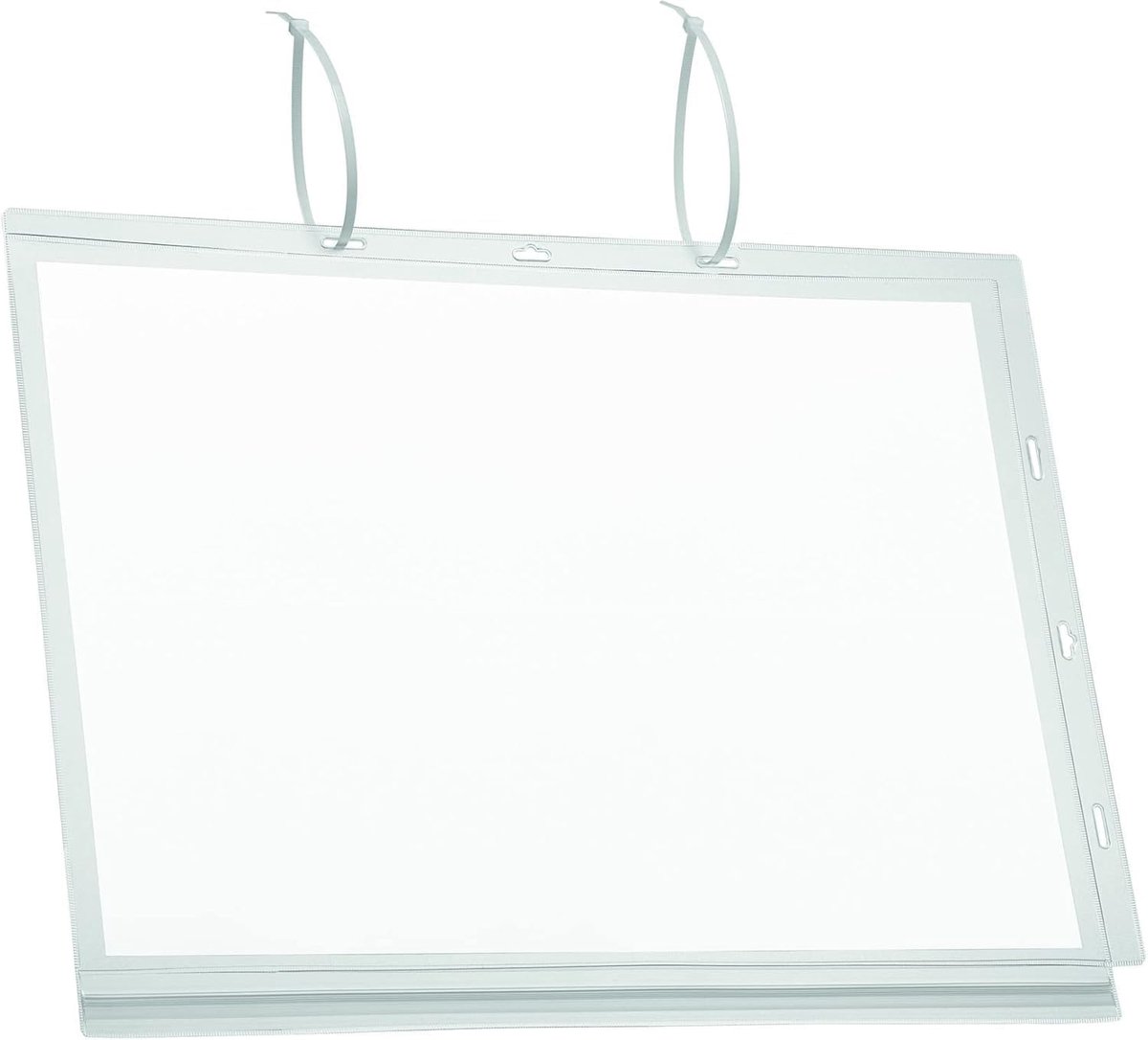 502819 Waterdichte hoes, A3 kabelbinder, zakje van 5, transparant | Zichttas van uv-stabiele folie, IPX5-bescherming tegen regen en vocht, voor tuin, sauna, staand en liggend formaat