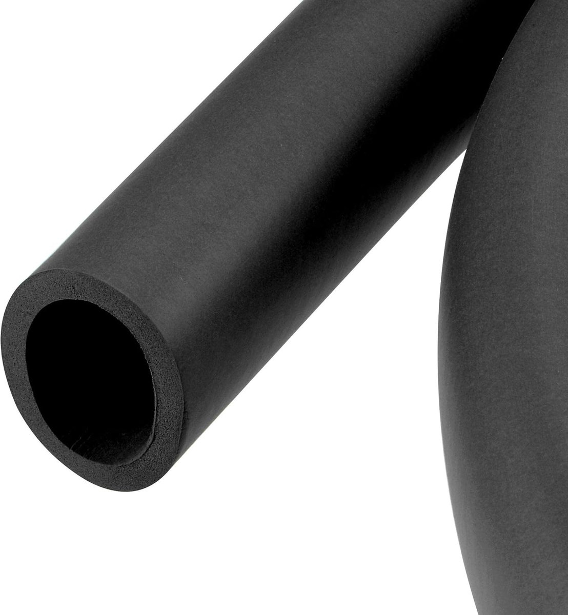 sourcing map Schuimrubberen handgreep buis handvat antislip voor fitness gereedschap grip steun 28 mm binnendmr. 5 mm wanddikte 1,5 m zwart