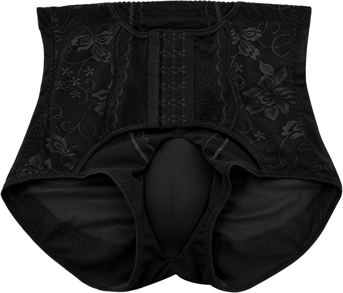 Transgender Gaff Slip Crossdresser kanten slipje met satijnen strik Tucking Underwear