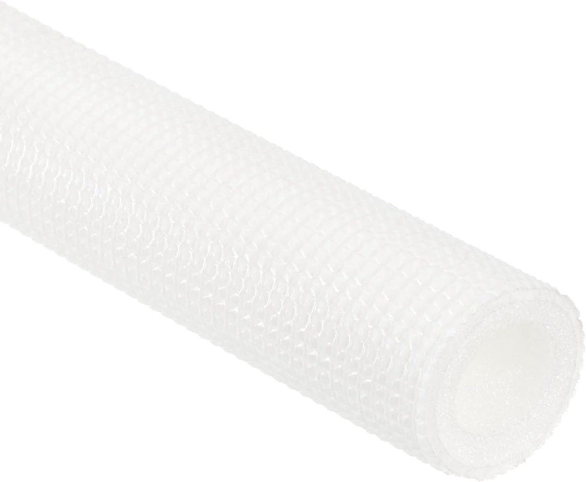Isolatieslangen, 1 stuk 3-1/8 cm ID-warmtebehoud geïsoleerde schuimslang handvat grip ondersteuning voor waterleidingen, airconditioningsleidingen, wit
