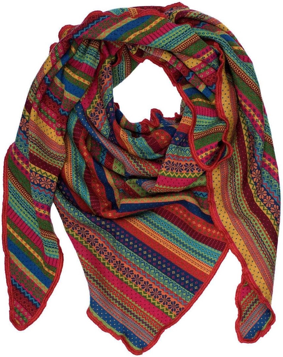 Merino driehoekige doek Tiziana, 100% wol