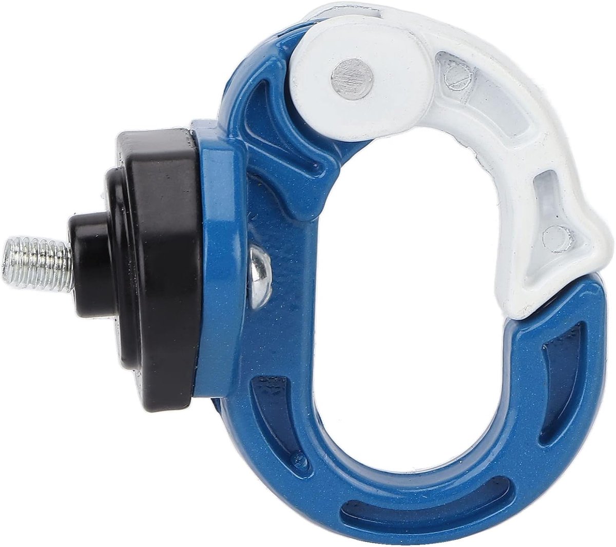 Klauw Scooter, Motorfiets Voorste Klauw Hanger Bagage Helm Tas Haak Gelegeerd Staal Aluminium 12 kg Dragend voor Elektrische Scooter(blauw+wit)