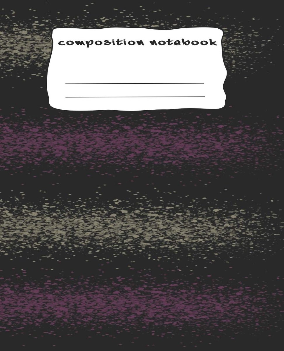Notebook: Wide Ruled Blank Lined 7.5 x 9.25 Book White 110 pages