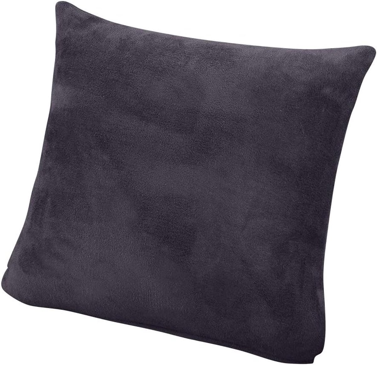 Velvet Plush Stretch Pillow Cushion Cover Grey Color