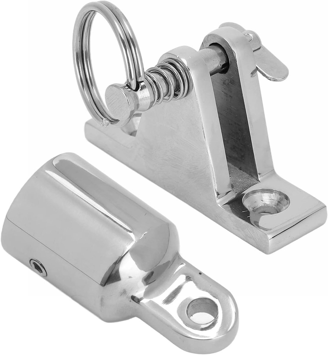 Top Montage Fittingen 316 Rvs Dek Scharnier + Pijp Oog Eindkap Hardware 22mm Dek Hardware