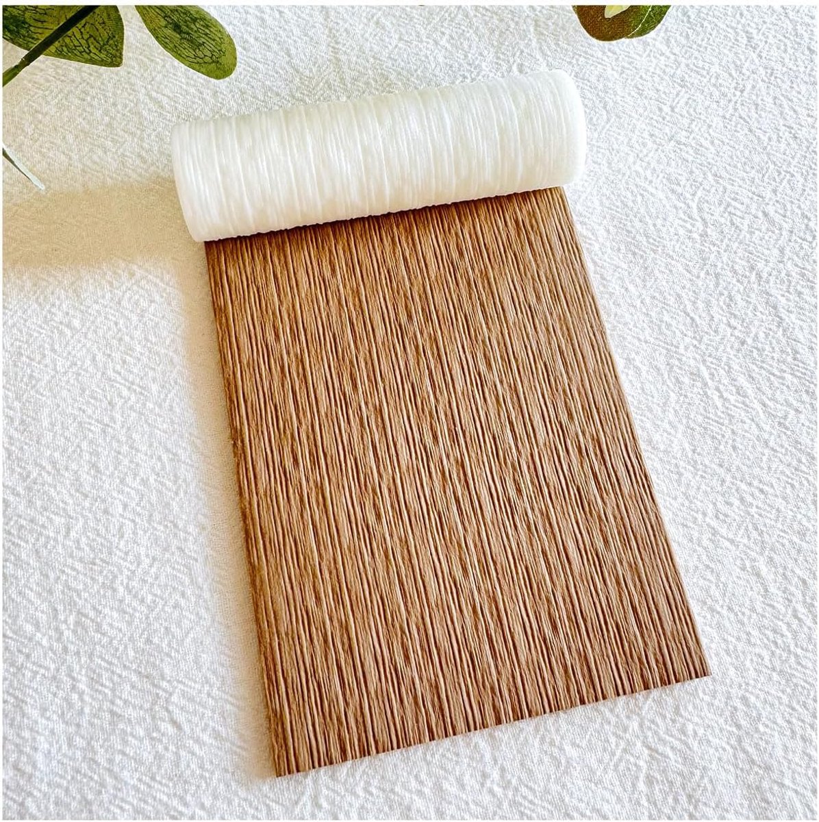Polymeerklei textuurrol, polymeerkleiroller voor het maken van oorbellen, zoals polymeerklei textuurplaten, geweldig werk met polymeerkleisnijders (streep)