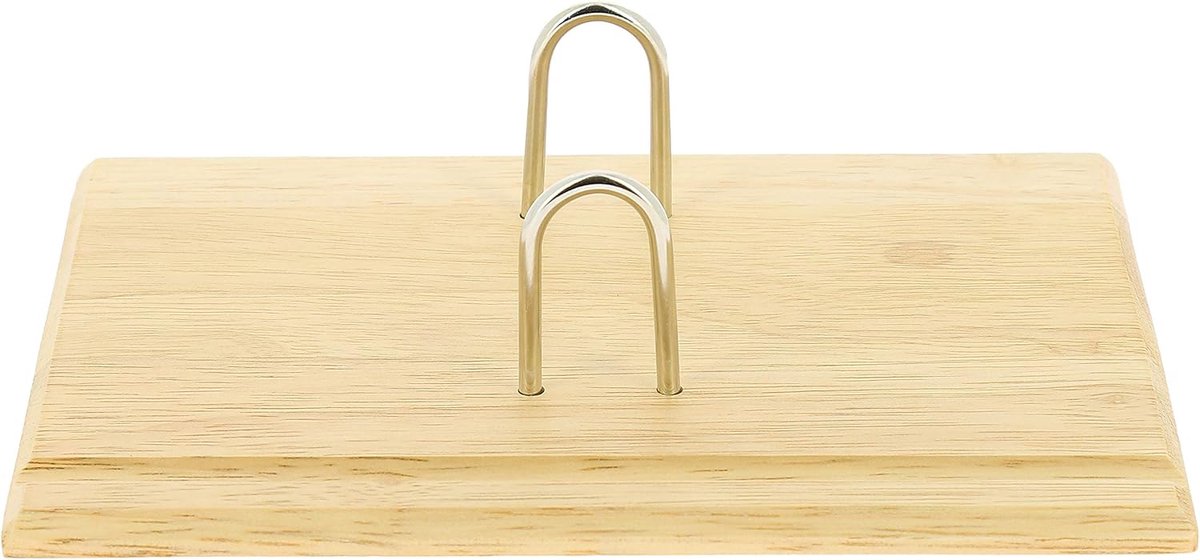 houten sokkel 14,5 x 20 cm voor bureaublok, Ephemeride, kalender