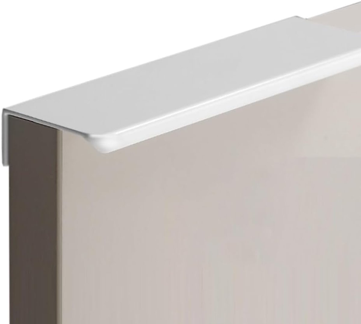 4 stuks Verborgen kastgrepen, kastgrepen van aluminium, onzichtbare keukengrepen, deurgreep, ladegreep, grepen voor kledingkast, slaapkamer
