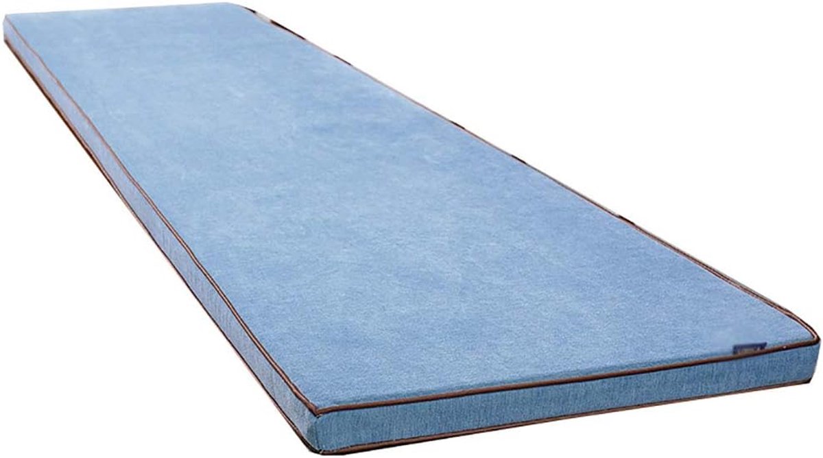 wangk Antislip Settee kussen voor terrasstoelmeubilair - rugmatras - stoelhoes voor tuinbank, bank of schommel - bankmeubilair buiten kussen -lichtblauw 120×40×3cm (47×15×1.2")