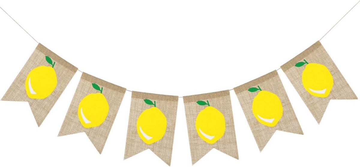 Decoratie Garland Decoratieve Slinger Jute Banner Vlaggenketting Met Vlag Om Opknoping Banner Met Zwaluwstaart Vlag In de Zomer