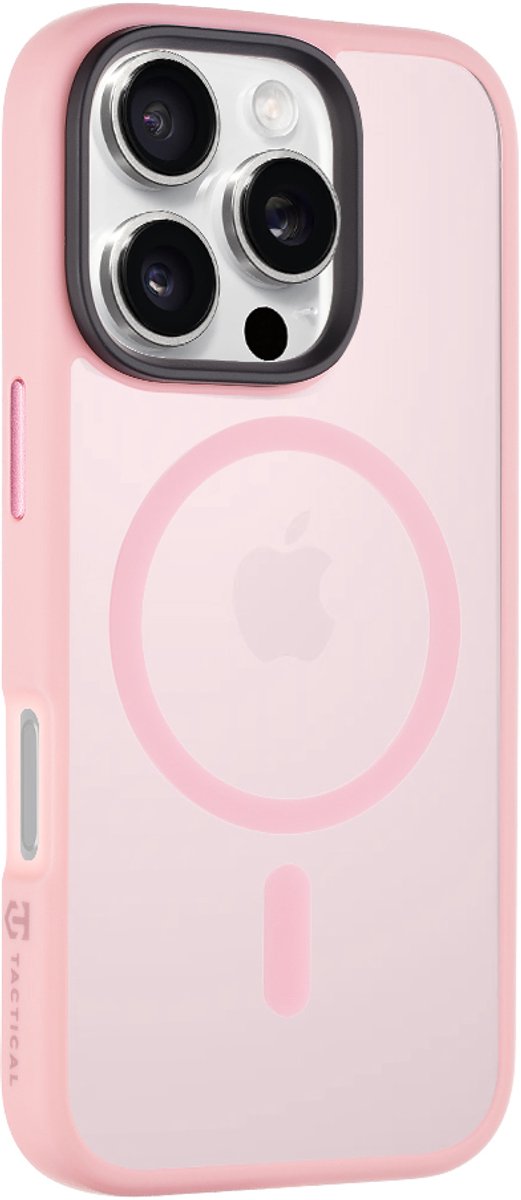 Tactical MagForce hoesje - Geschikt voor iPhone 16 Pro - Pink Panther