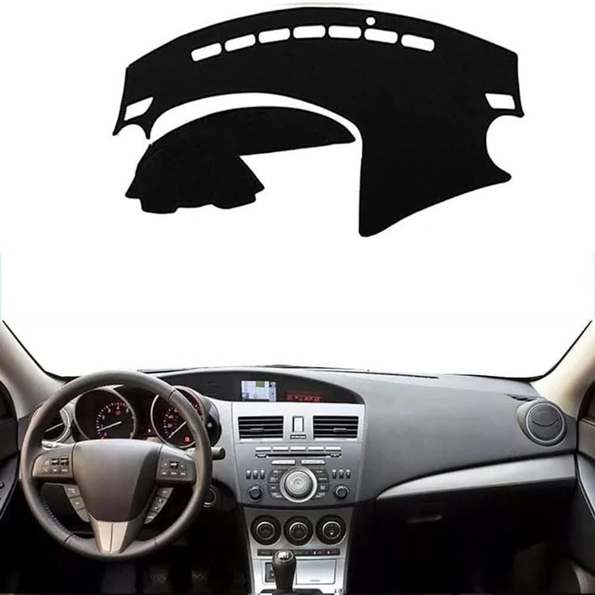 Dashboardmat voor Mazda 3 2009-2013 - Antislip en lichtdicht