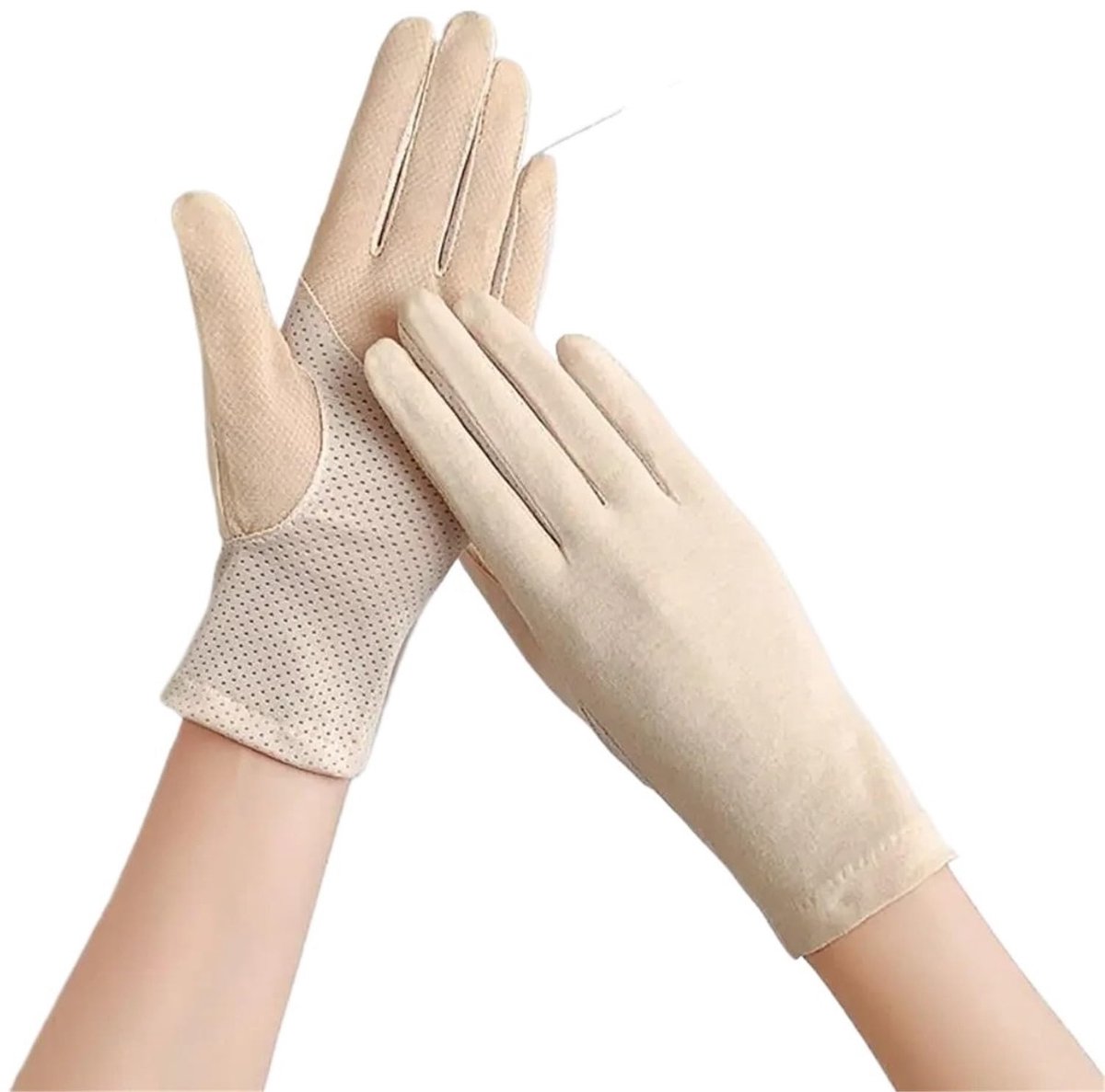 Zonnebrandhandschoenen - Katoen met UV-bescherming voor Dames - Touchscreen
