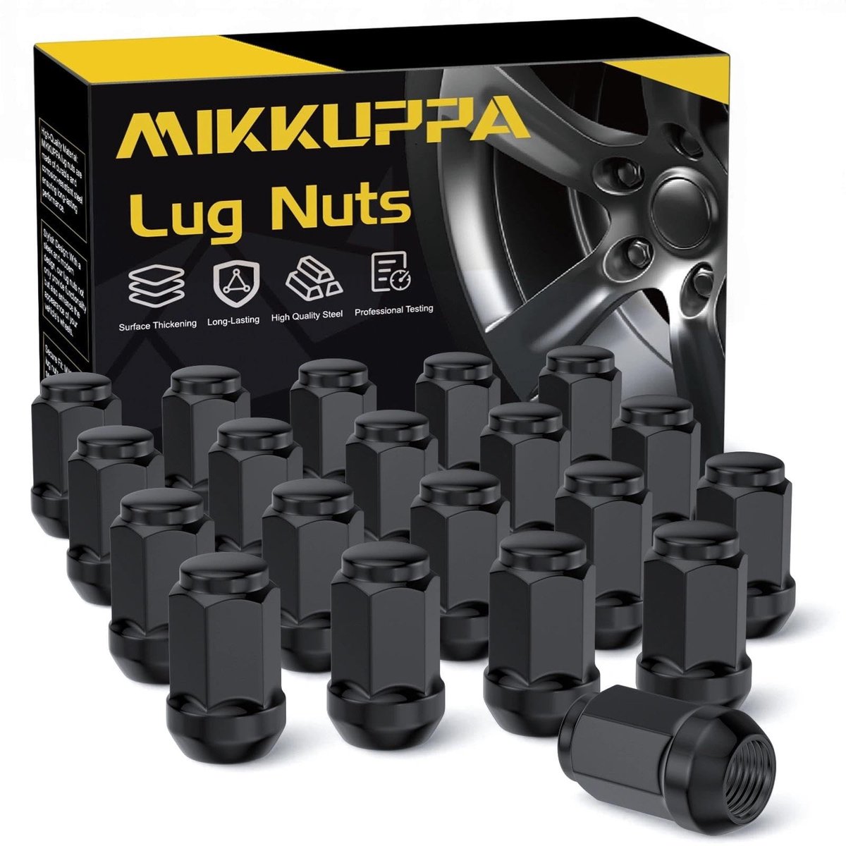 24 Stuks M14 x 1,5 Wielmoeren SW19 Vervanging