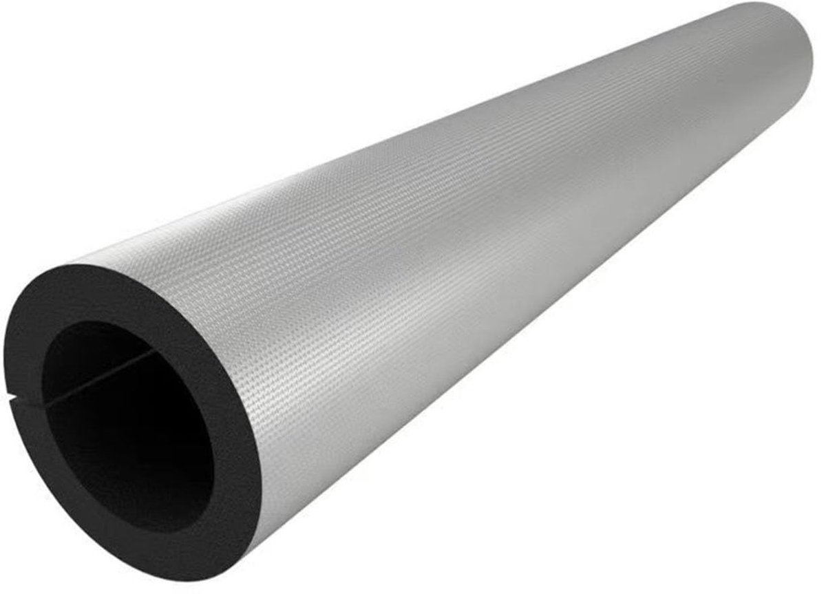 Buisisolatie schuimbuis met aluminiumfolie - Zelfklevend voor leidingen