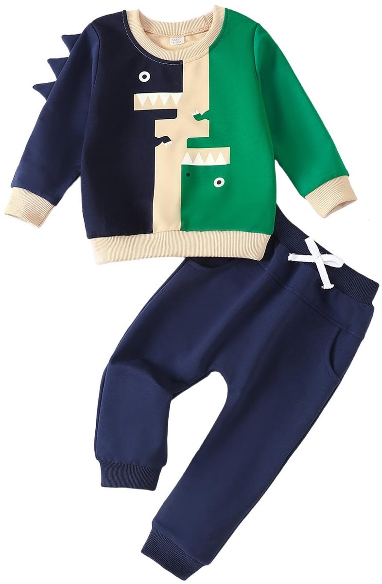 Baby Jongens Kleding Set 1-4 Jaar - Lange Mouwen Sweater en Broek