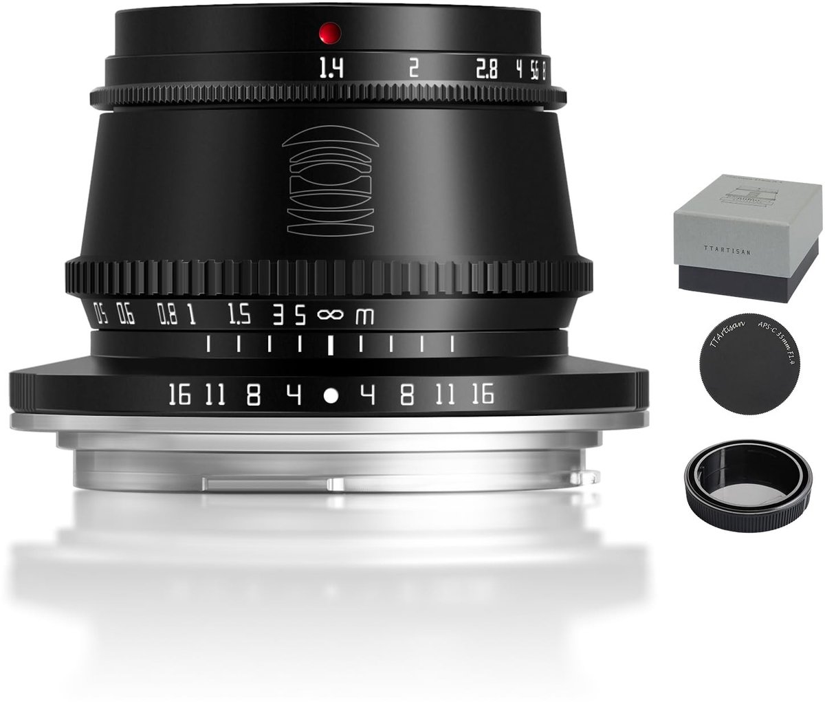 35mm f1.4 APS-C Lens - Handmatige Focus voor RF Mount