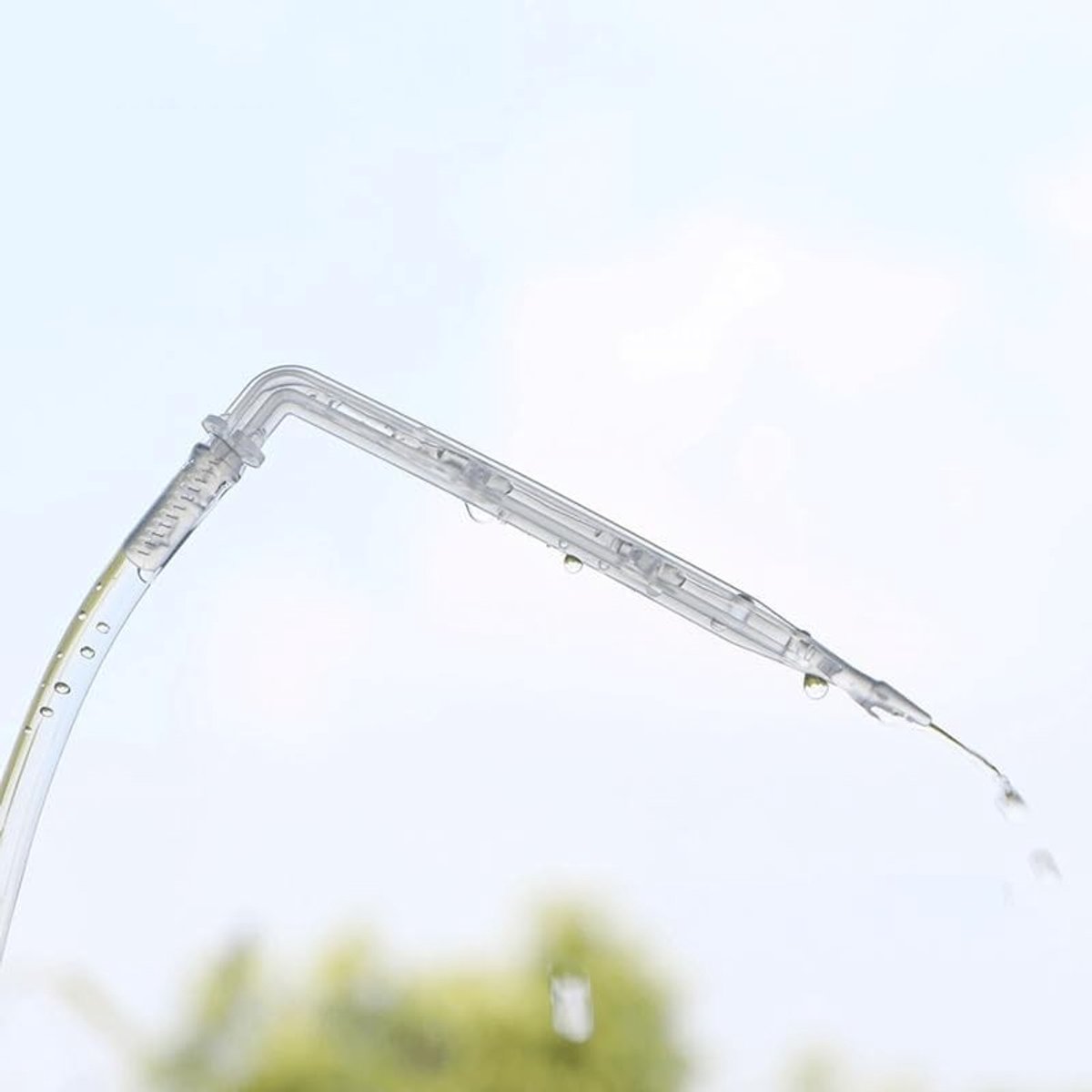 50 Stuks Transparante Bochtpijpen voor Drip Irrigatie, Ideaal voor Tuin en Plantenverzorging, Waterbesparende Tuinaccessoires