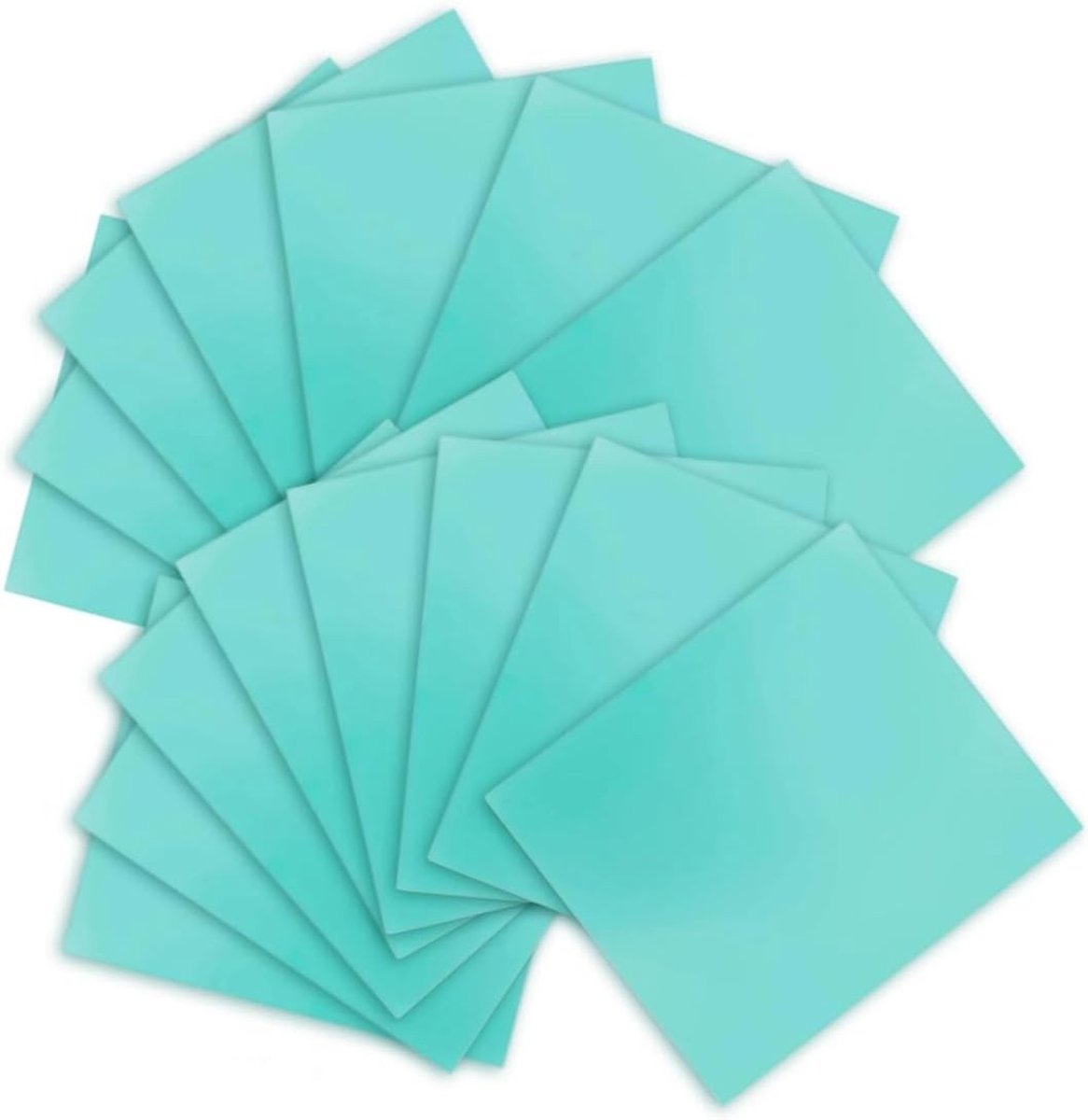 Set van 15 transparante polycarbonaat beschermpanelen 110 mm x 90 mm voor veelzijdig gebruik, duurzaam en lichtgewicht