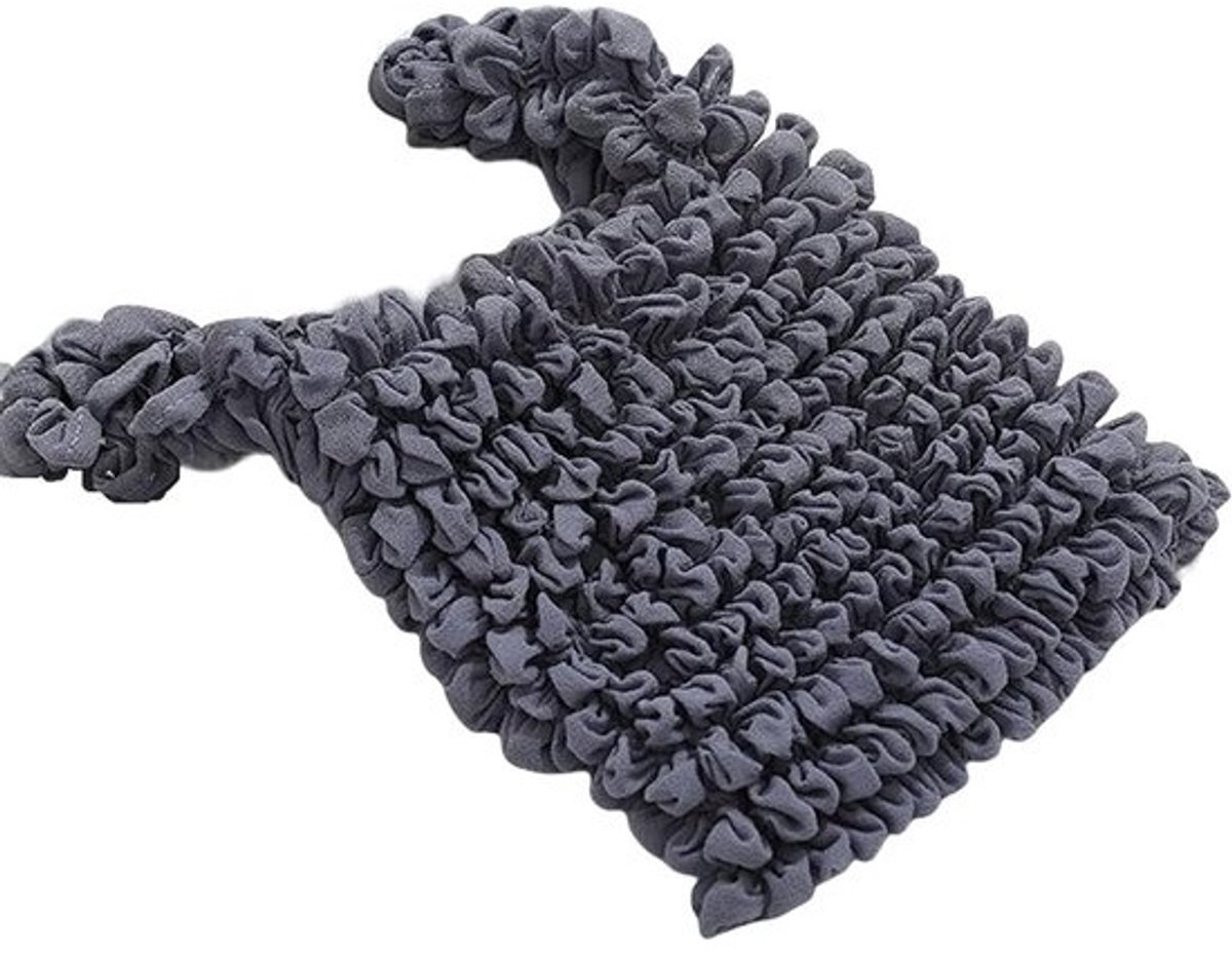Elastische Boodschappentas - Opvouwbare Draagtas - Boodschappen Doen - Grote Capaciteit - 5-10kg - Grijs
