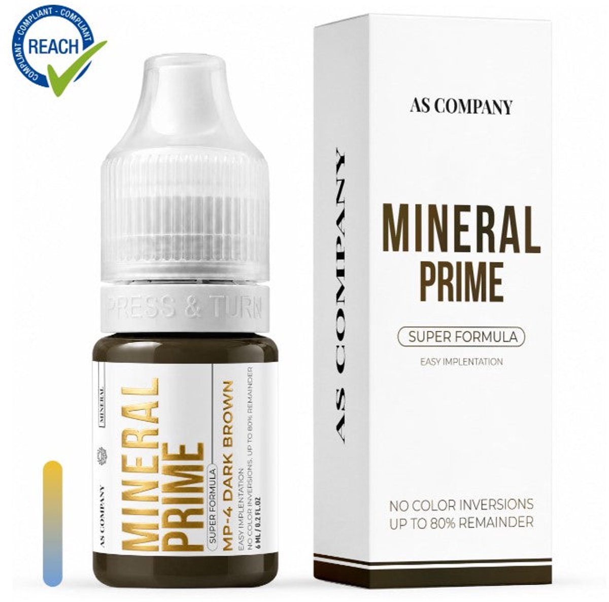 ASCompany MP4 Dark Brown 6 ml – Mineral Brow Pigment