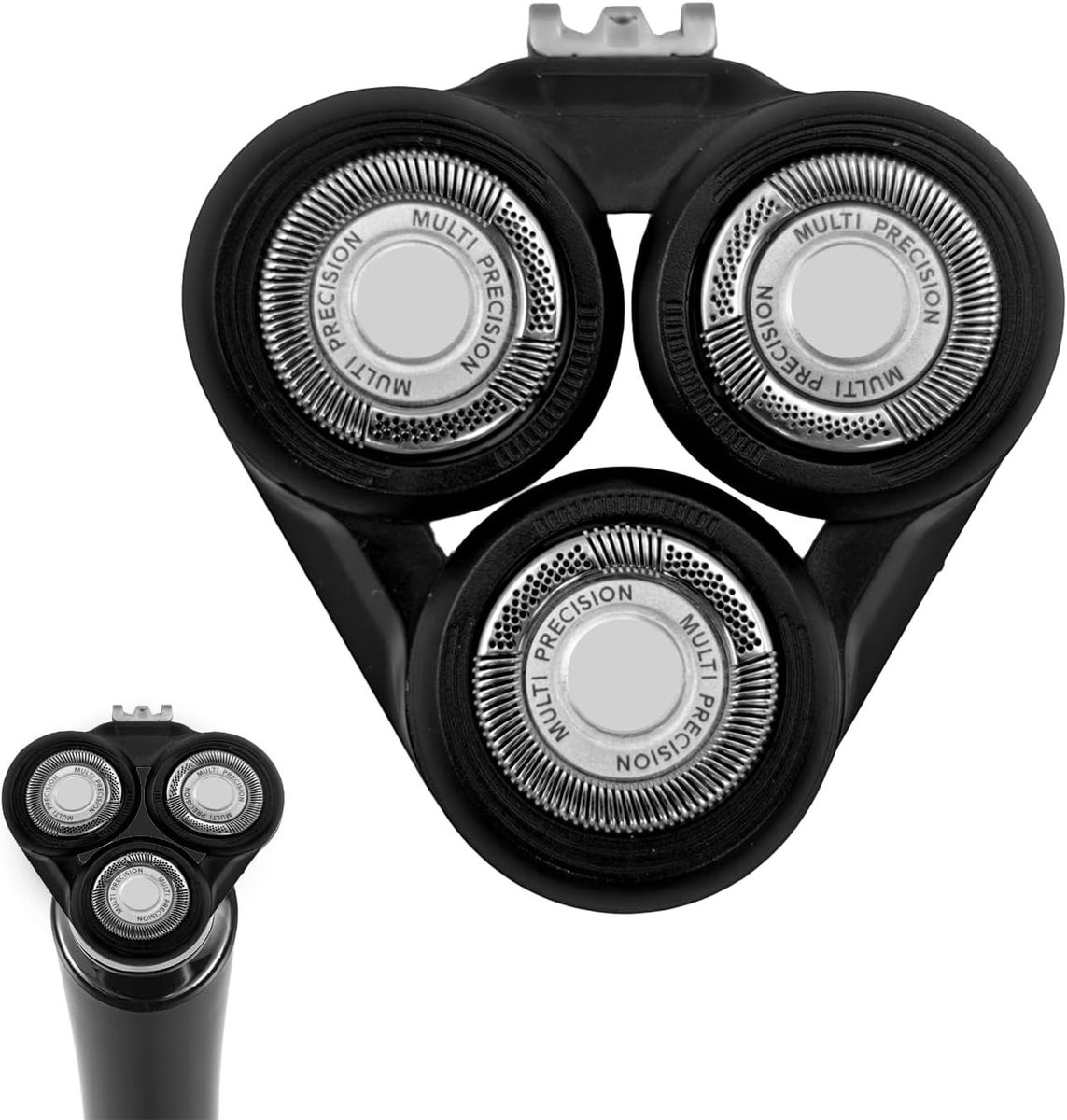 Vervangend scheerhoofd voor scheerapparaten, geschikt voor Philips Series 5000 en 6000, hoogwaardige scheerresultaten en eenvoudig te installeren