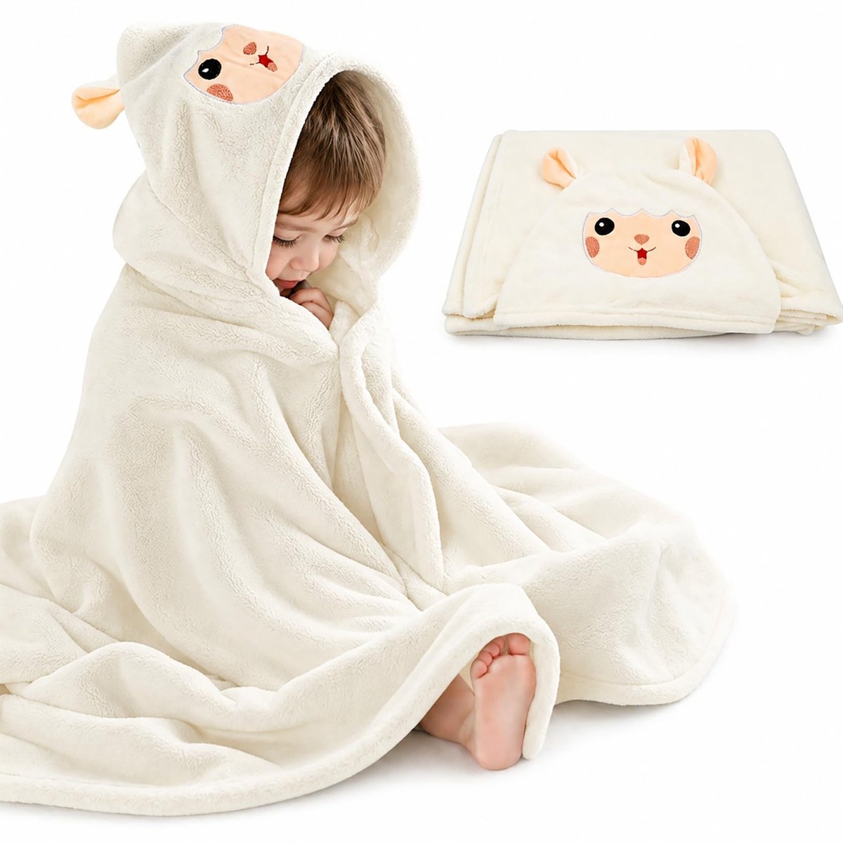 Kindertorkdoek met Kap - Ultra Zacht en Absorberend