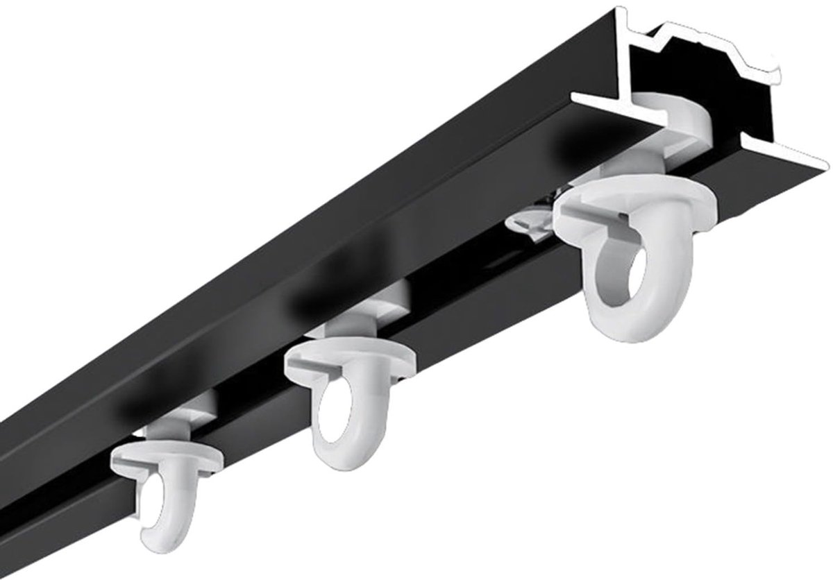 Aluminium Gordijnrail - Voor Verborgen Montage