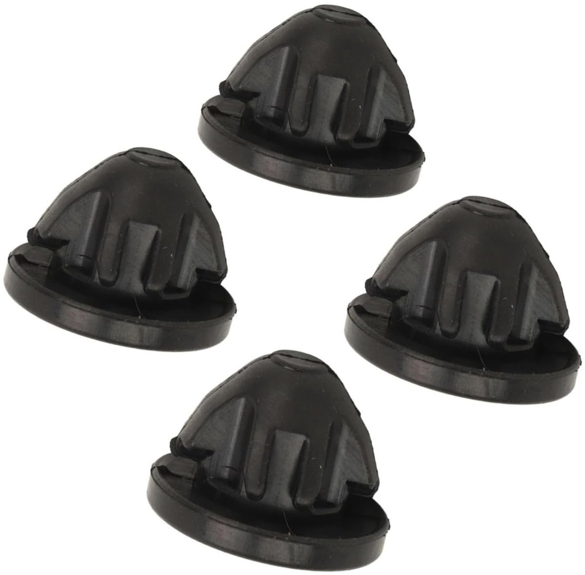 Rubber Mounting Bonnet Buffer Grommets Set - 4 Stuks