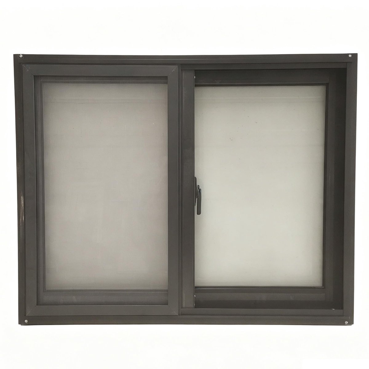 Aluminium Glij raam met Frosted Glass - Voor Badkamer en Hokken - 40x80cm