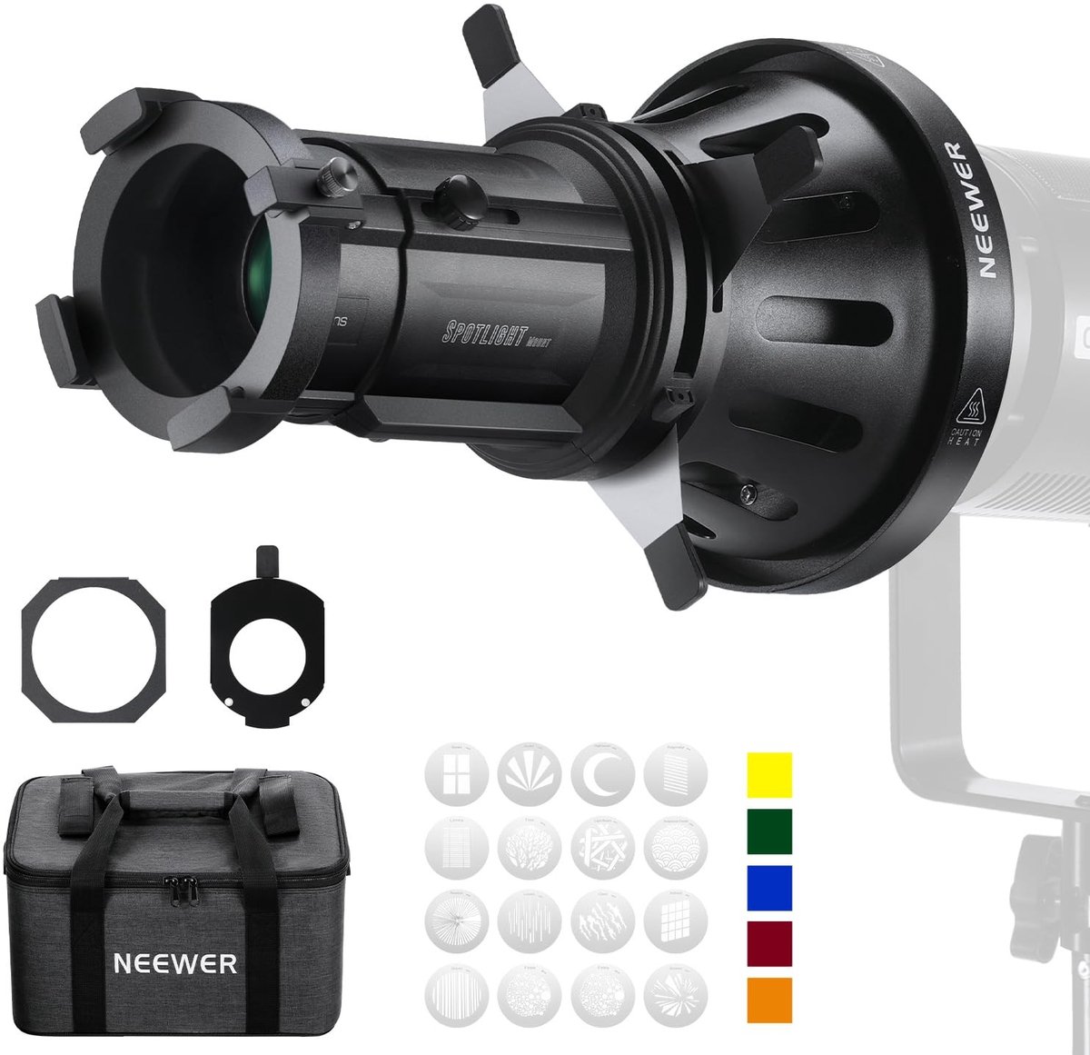Snoot Headlamp met 40° Projectielens - Verstelbare Focus