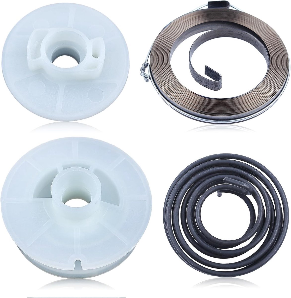 Recoil Starter Pulley Veer Kit voor Trimmers, Geschikt voor 128Ld, 128C, 128Cd en 128R, 585530301, Hoogwaardige vervangingsonderdelen voor tuinmachines
