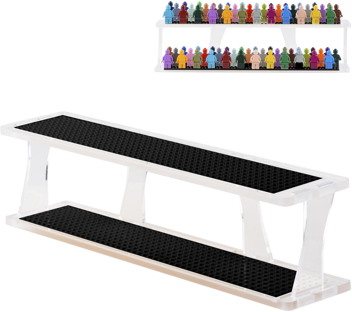 Acryl Display voor Figuren - Zwart - Tot 72 Onderdelen