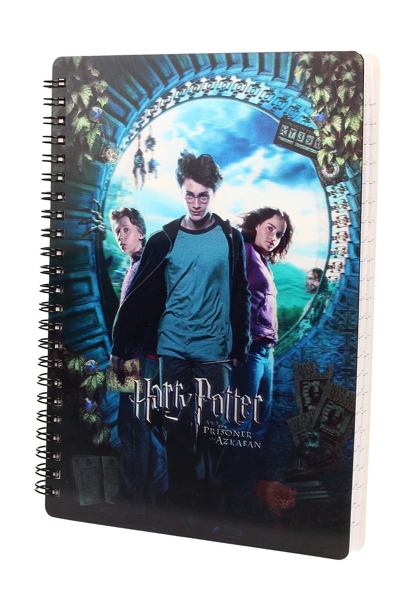 Harry Potter Notitieboek - 3D Effect - Cranberry
