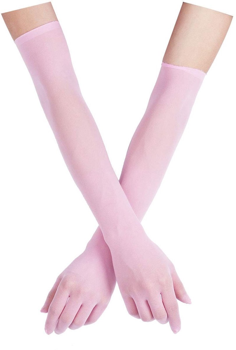 Transparante Mesh Lange Handwarmers - Voor Bruiloft en Feest