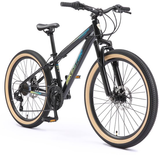 Bikestar MTB staal 21speed 24inch zwart van Bikestar — afbeelding 4