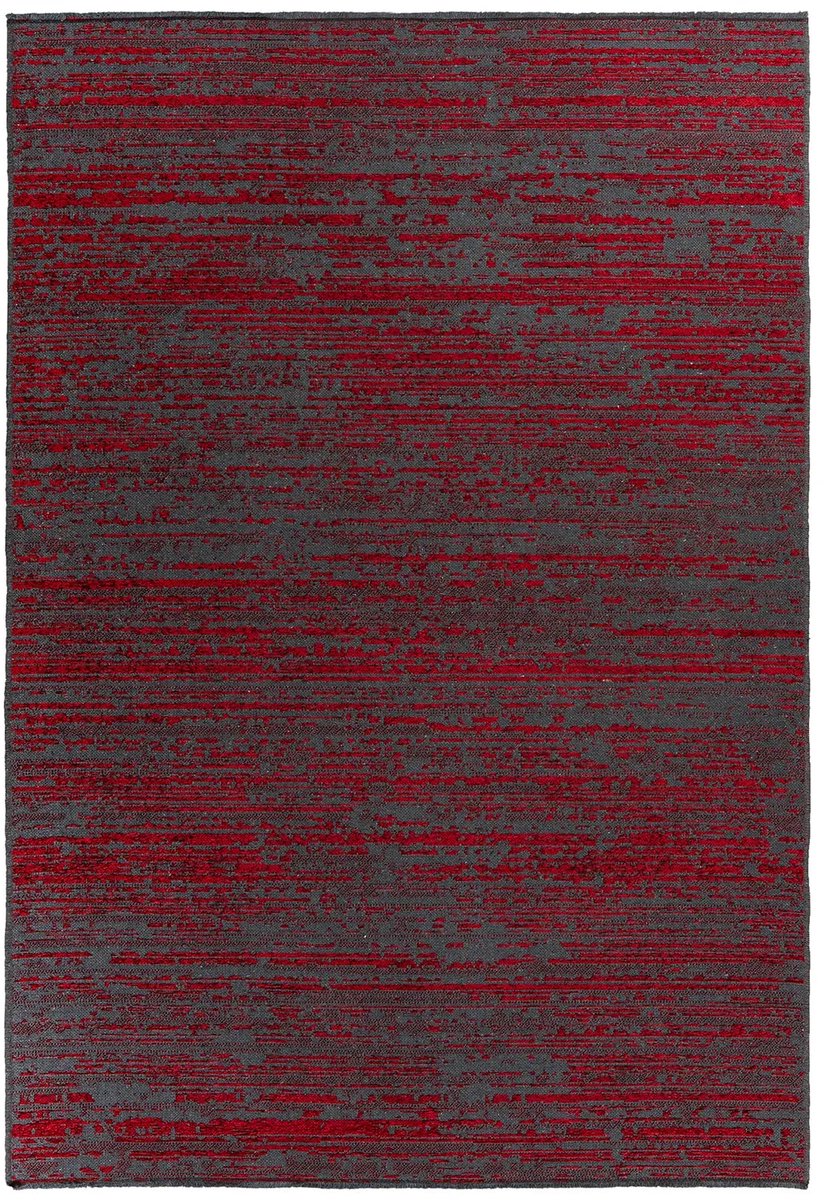 Dutch XXL Laagpolig Vloerkleed | Tapijt | Kalea | Abstract | Rood | 120x170 cm