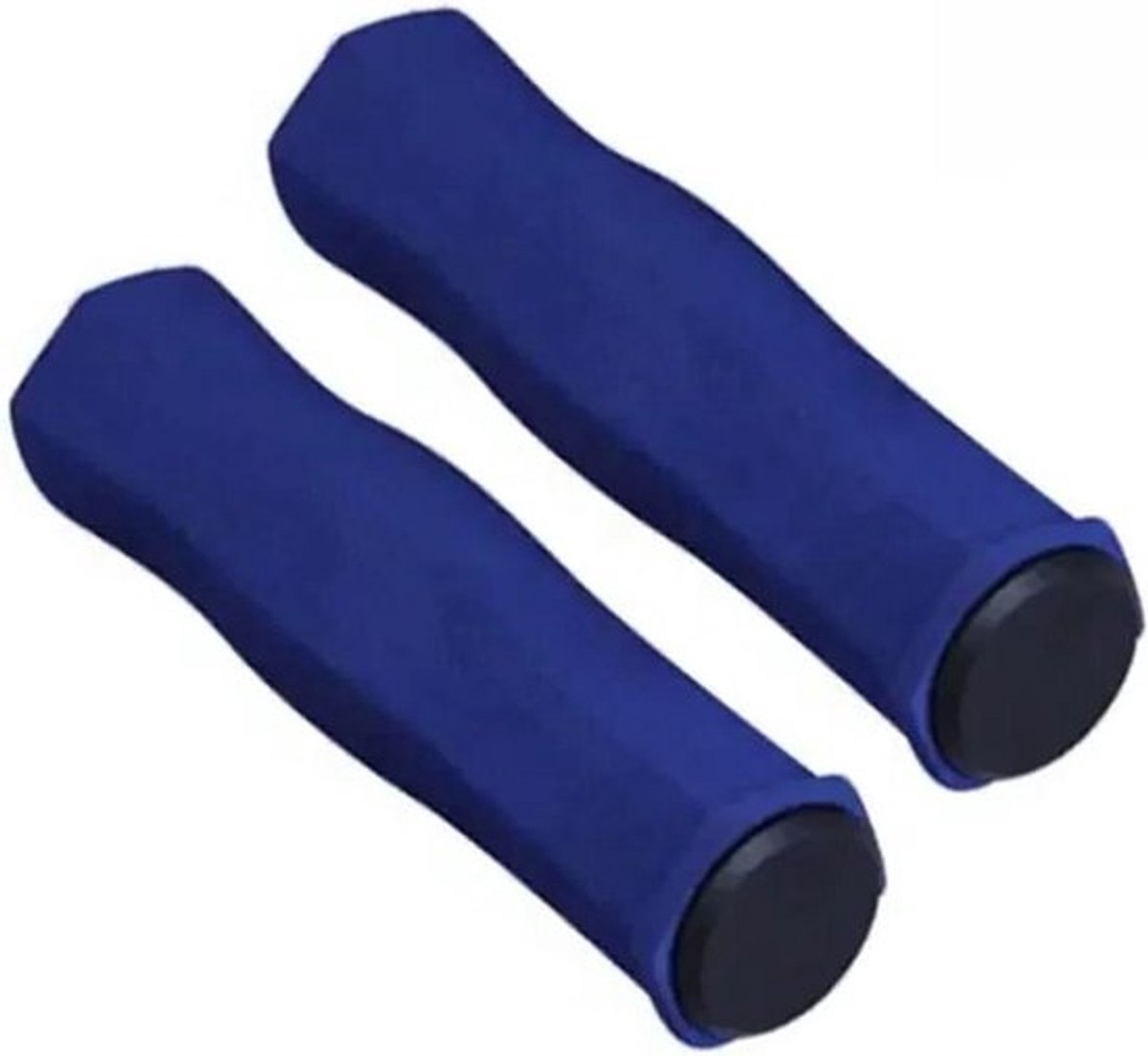Fietsstuurgrepen - Handgrepen fiets - Comfortabel fietsen - Antislip oppervlak - 12 cm lengte - Blauw