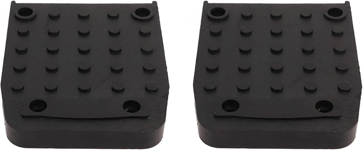 2 Stuks Vervangende Antislip Pads voor Stelten, Duurzame Nylon en PVC Vloerbescherming voor Bouw en Schilderwerk